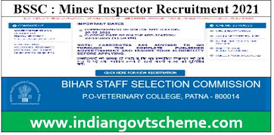 Mines Inspector Recruitment