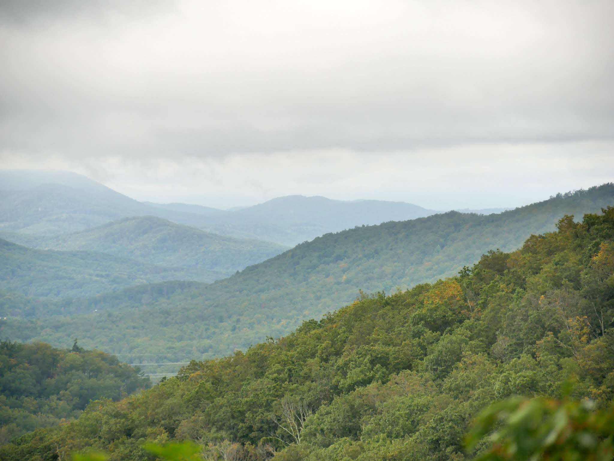 American Travel Journal Rockfish Gap to Swift Run Gap Skyline Drive