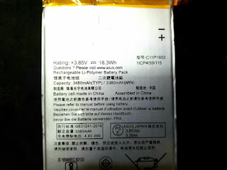 Baterai ASUS C11P1603 Zenfone 3 Deluxe ZS570KL New Original 100% 3480mAh