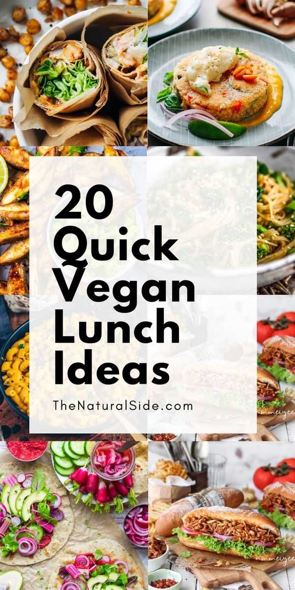 20 Quick Vegan Lunch Ideas Perfect for Easy Meal Prep