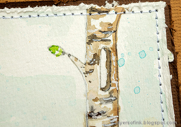 Layers of ink - Easter card with no-line coloring tutorial by Anna-Karin Evaldsson.