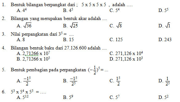 Contoh Soal Try Out Matematika Kelas 9 Beserta Jawabannya