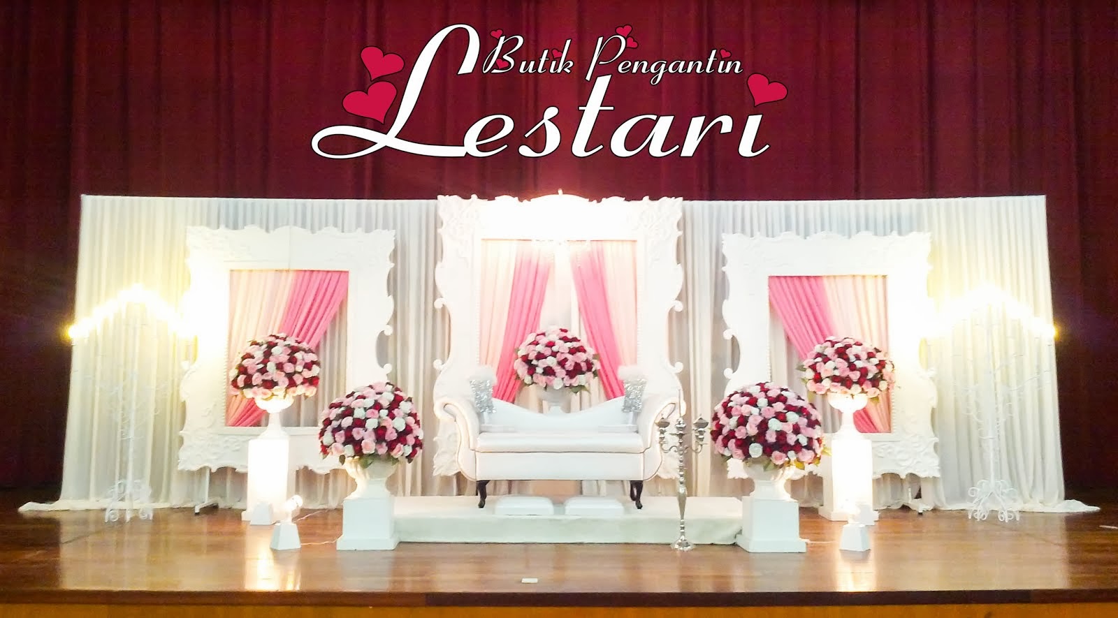 Pelamin 3 Panel English Frame