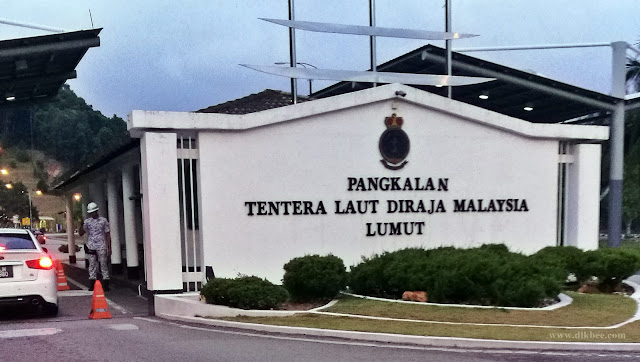 Yayy, dah nampak dah pintu masuk TLDM Kisah Lumut Eco Run 2019 Dan Marina Island Pangkor Resort & Hotel