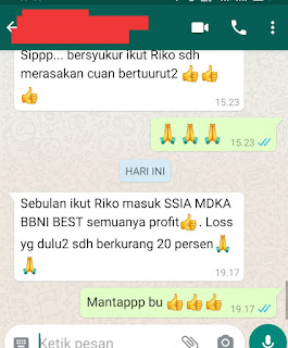 Portofolio Rikopedia dan testimoni member