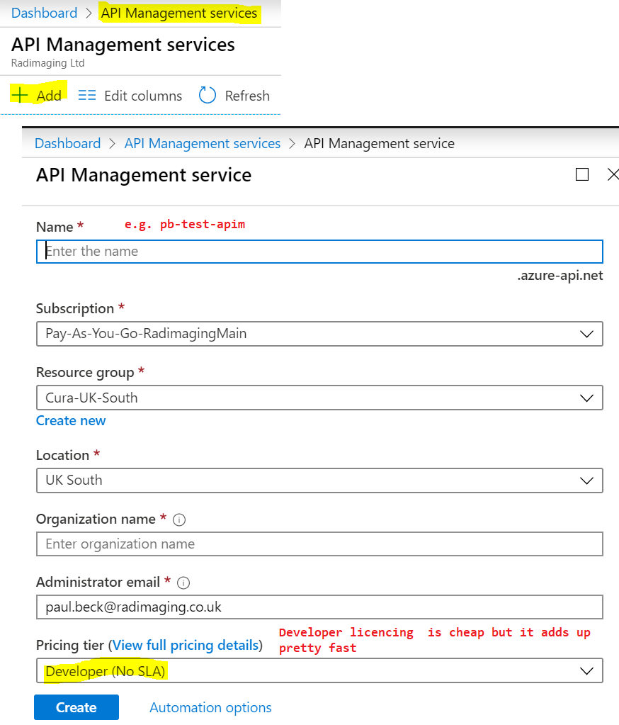 My Technical Working Notes for Microsoft Technology: API Management Mocking