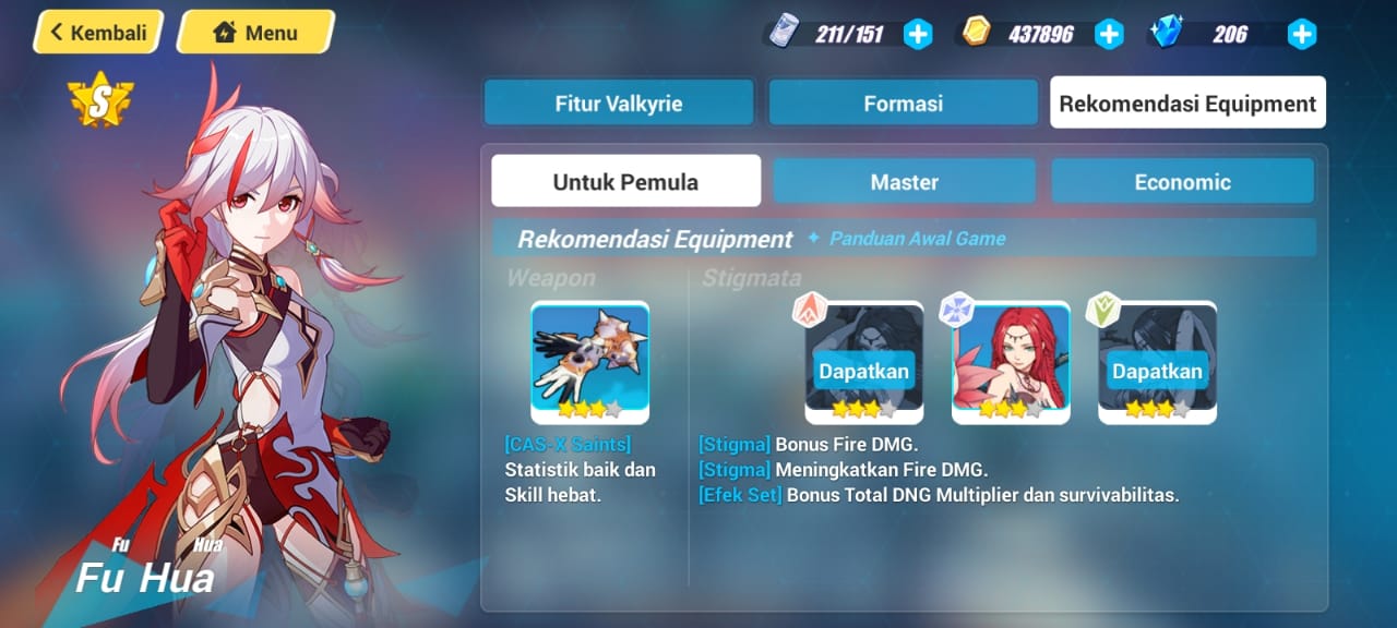 Set Stigma Untuk Valkyrie Fu Hua Phoenix HI3 Set Stigma Untuk Valkyrie Fu Hua Phoenix HI3