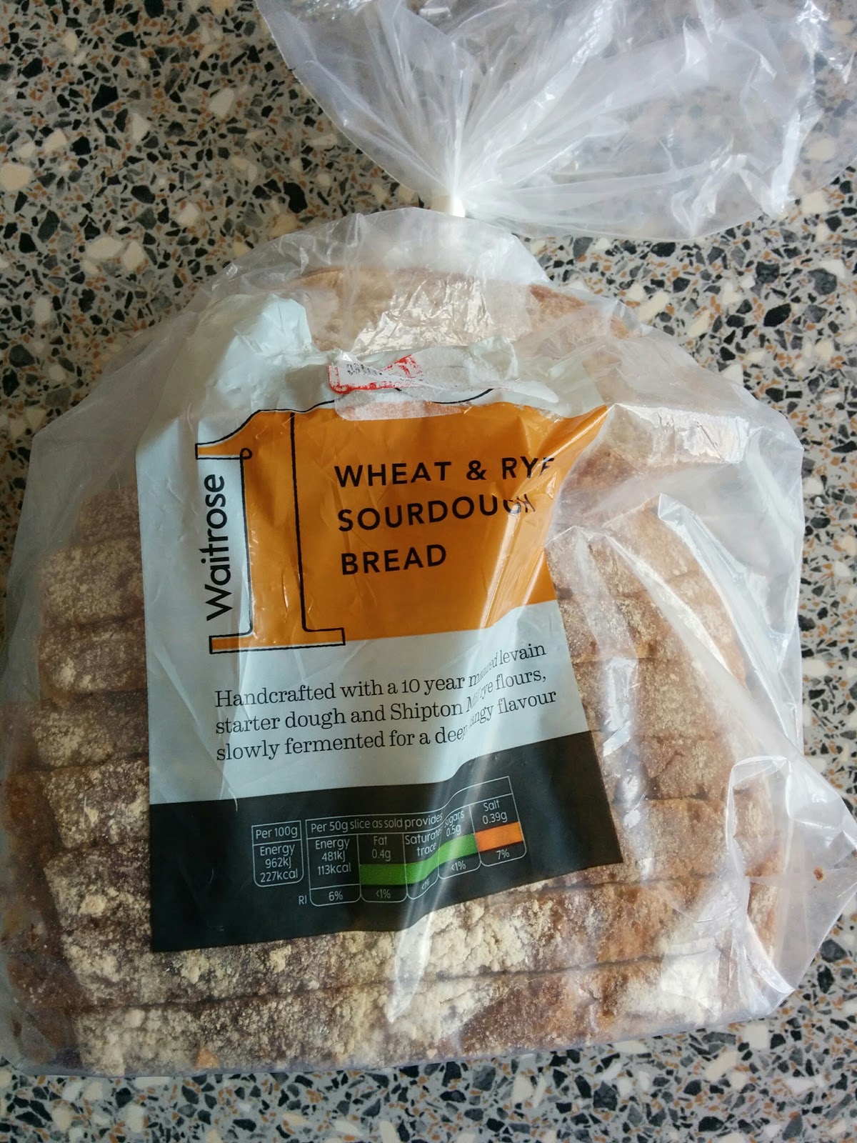 The Excited Eater Waitrose 1 Wheat and Rye Sourdough Review