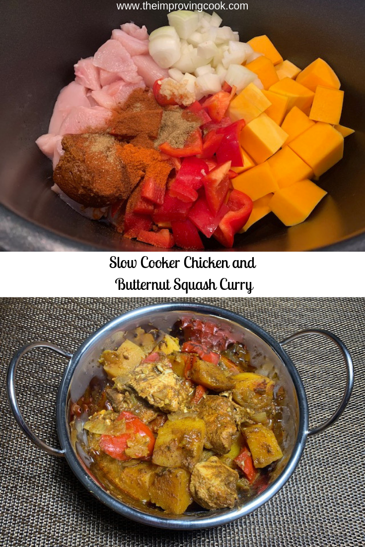 Slow Cooker Chicken and Butternut Squash Curry