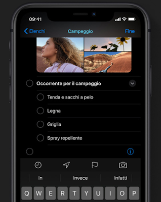 iOS 13 novità Promemoria