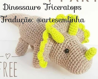 PATRON GRATIS DINOSAURIO AMIGURUMI 45646