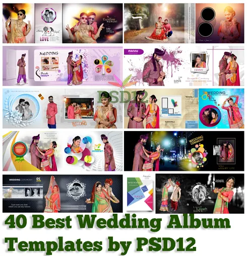 40 Best Photo album PSD templates