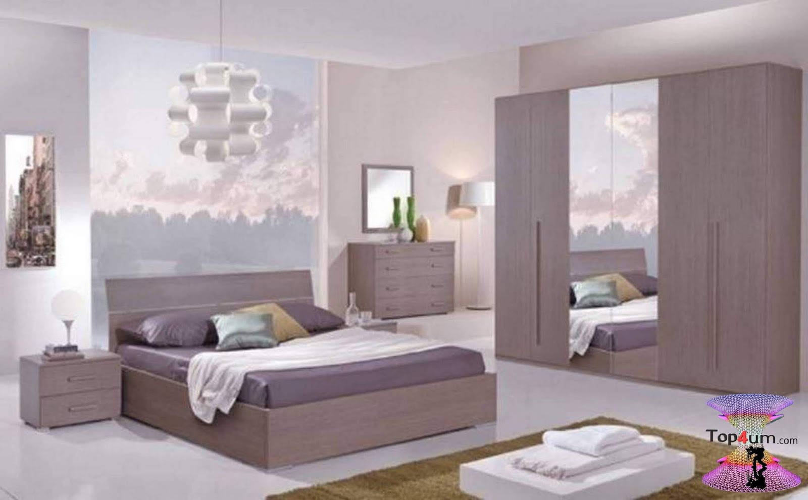 أجمل الوان غرف النوم للمتزوجين 2021 modern and contemporary bedrooms TOP4 أجمل الوان غرف النوم للمتزوجين 2021 modern and contemporary bedrooms TOP4