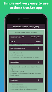 Simple and very easy to use asthma tracker app