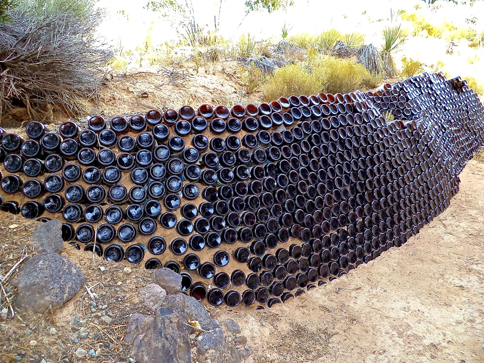 Alt. Build Blog Reusing Glass Bottles For Landscaping