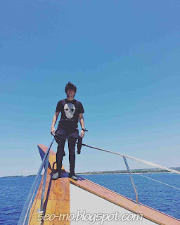 Foto Rizky Nazar Naik Kapal Foto Rizky Nazar Naik Kapal