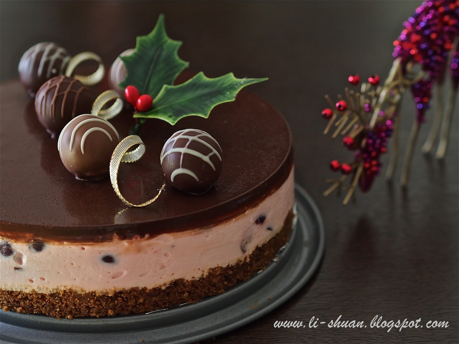 Helena's Kitchen Cherry Cheesecake & Orange Panna Cotta with Mango Gelée