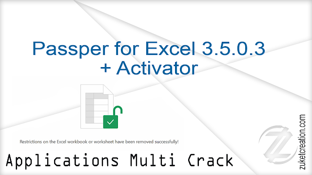 Passper for Excel 3.5.0.3 + Activator Passper for Excel 3.5.0.3 + Activator