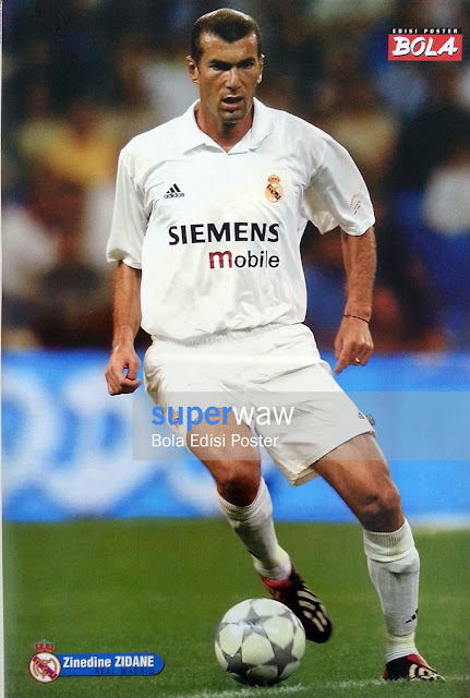 Poster Zinedine Zidane (Real Madrid)