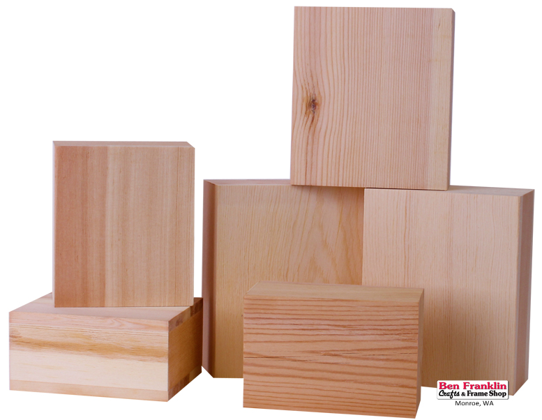 Ben Franklin Crafts and Frame Shop, Monroe, WA DIY Photos on Wood