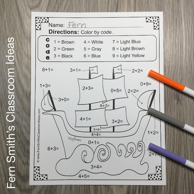 Getting your boys and girls to study their basic addition and basic subtraction facts can be tricky! But I have some Thanksgiving Color By Number Addition and Subtraction Worksheets for Thanksgiving that your students will love! Let them review important first grade and second grade math skills, but still brings the joy of coloring into your classroom today with this Bundle!