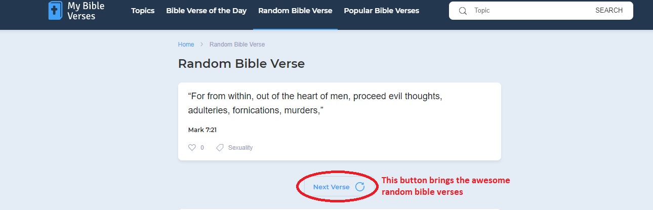 Random Bible verses