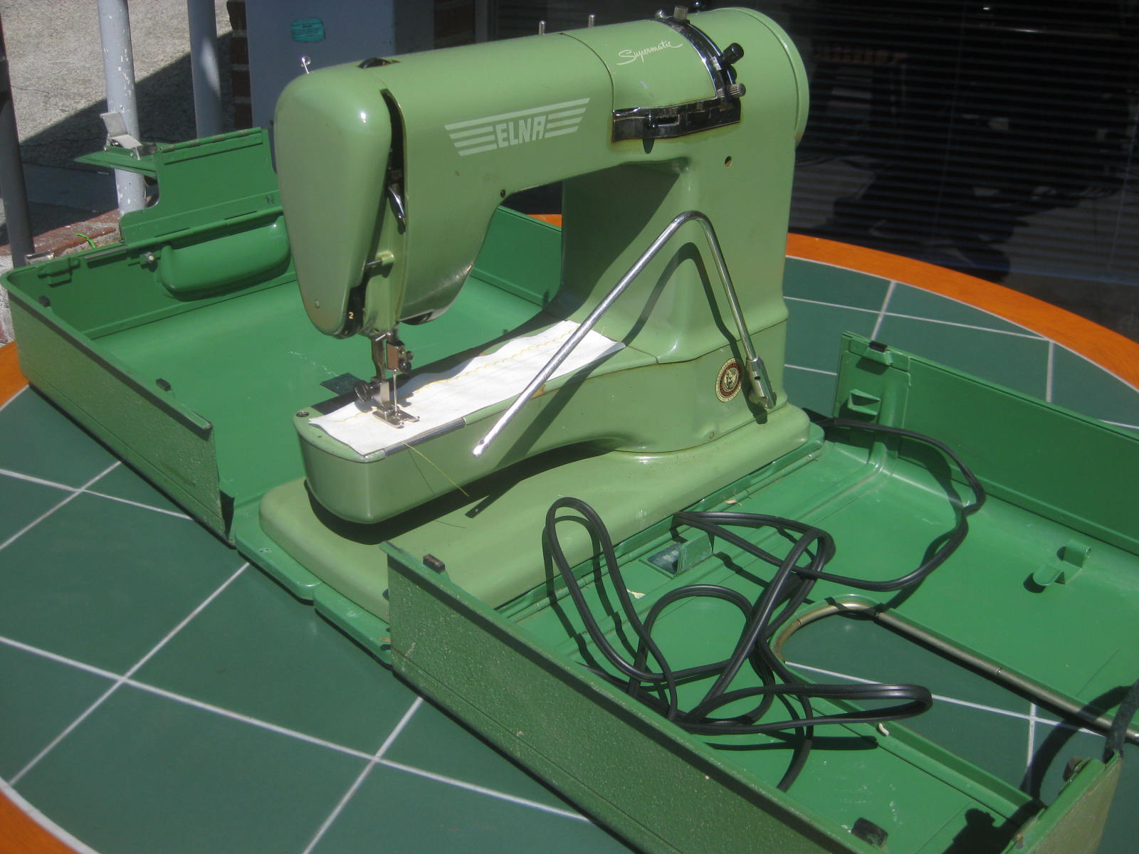 UHURU FURNITURE & COLLECTIBLES SOLD Vintage Elna Portable Sewing