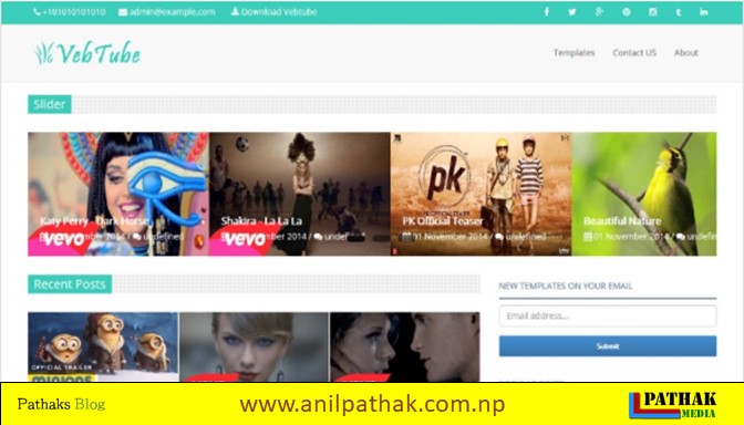 Photo Gallery Blogger Template - VebTube Blogger Template Photo Gallery Blogger Template - VebTube Blogger Template