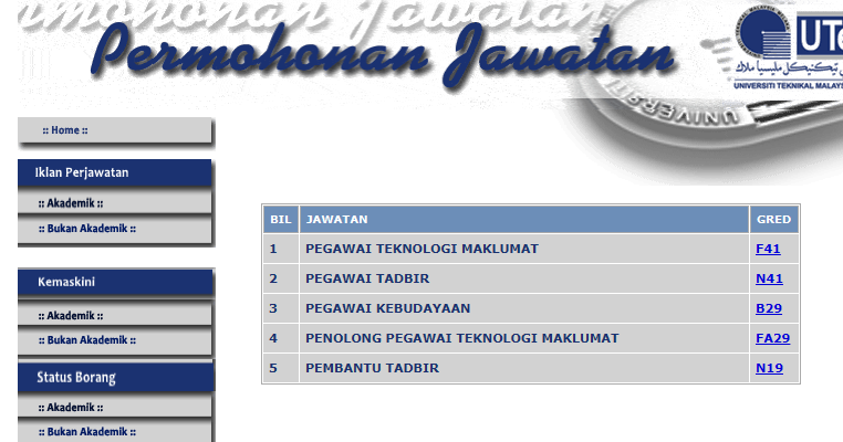 Syarat kemasukan utem