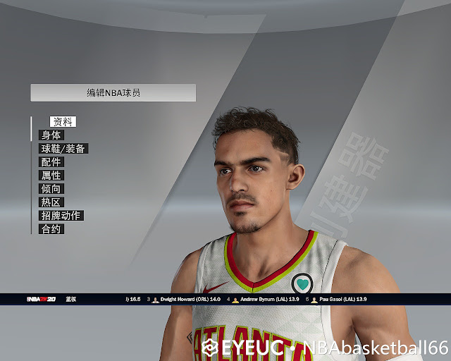 Trae Young Face And Body Model By LA [FOR 2K20]