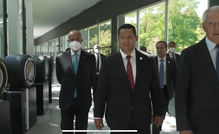 Con la nueva inversión, Pirelli alcanza una inversión acumulada en Guanajuato de 750 mdd y llegará a una producción global de 7.5 millones de llantas al año: Rodríguez Vallejo. (Foto: Vanguardia Industrial)