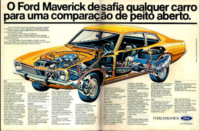 propaganda Ford Maverick - 1977.  propaganda anos 70. propaganda carros anos 70. reclame anos 70. Oswaldo Hernandez.. 