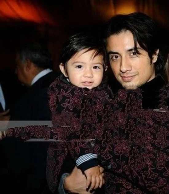 Ali Zafar with his son Azaan