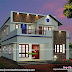 1819 sq-ft 3 bedroom modern style Kerala home