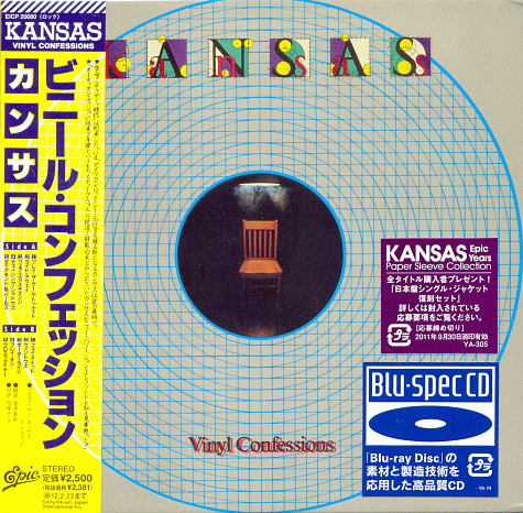 KANSAS - Vinyl Confessions [Remastered] (2011) Japan Blu-Spec CD - EICP 20080