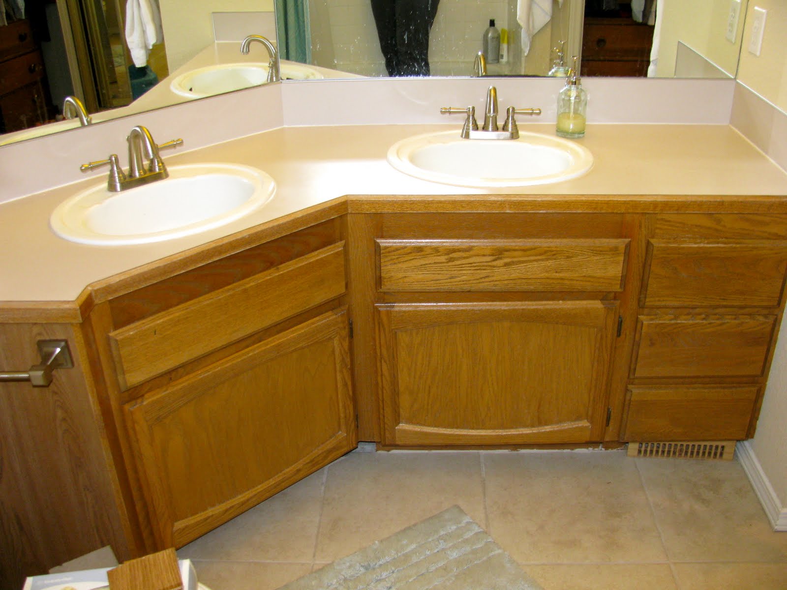 Meet the Burkholders Master Bathroom Vanity Revamp