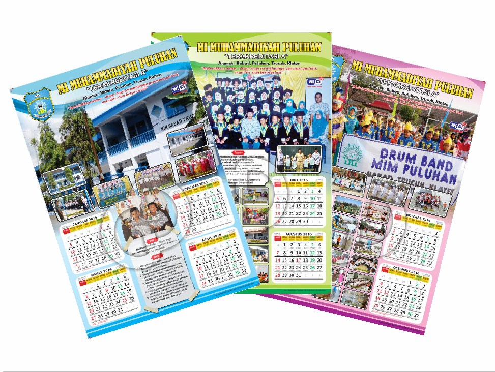 15+ Desain Kalender 3 Lembar Images