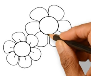  Cara Menggambar Bunga Melati - gihowahe.blogspot.com