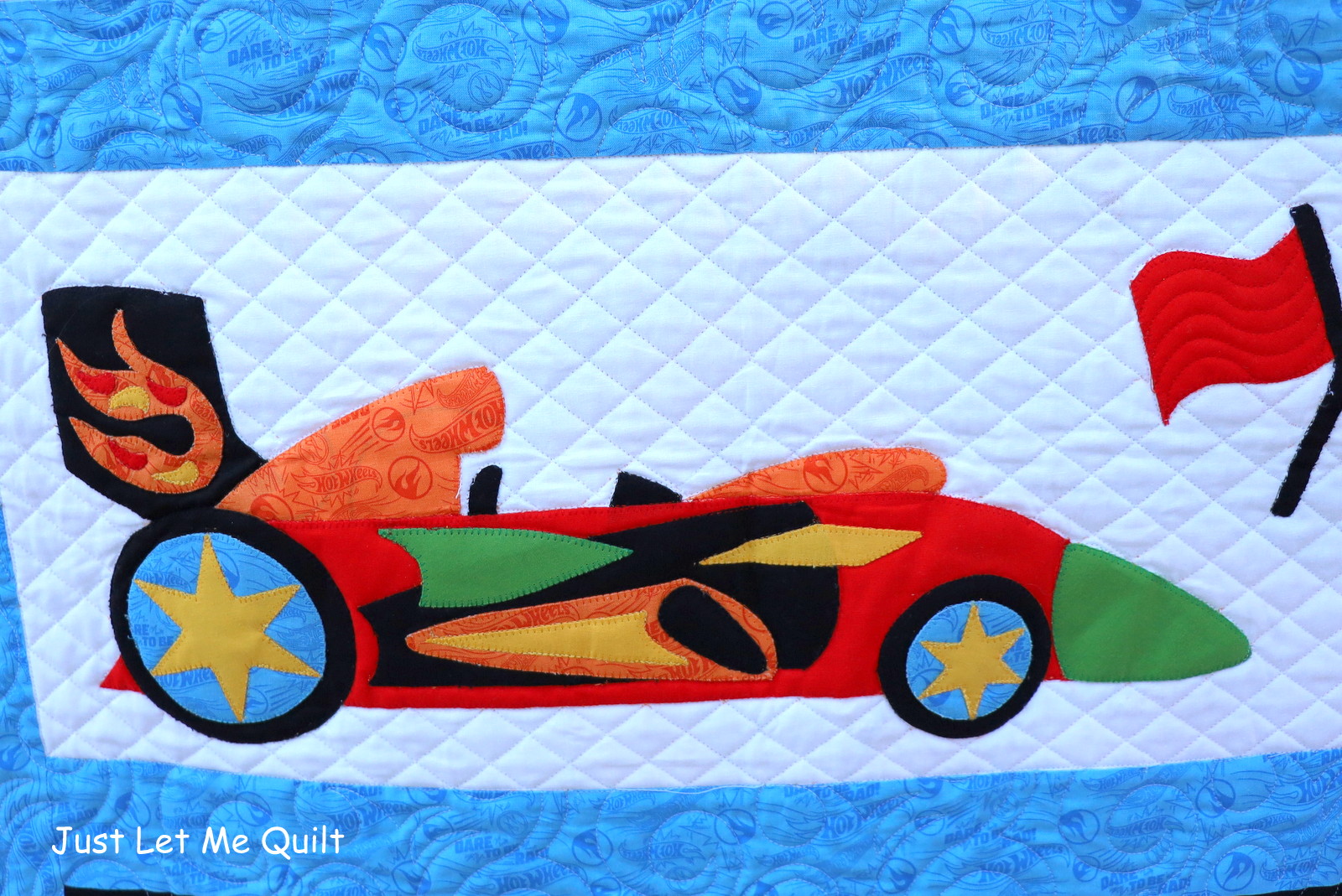 Just Let Me Quilt The Race Is On With Riley Blake Designs Hot Wheels