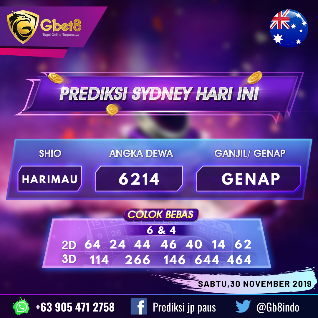 14+ Prediksi Jp Paus Sydney Kamis
