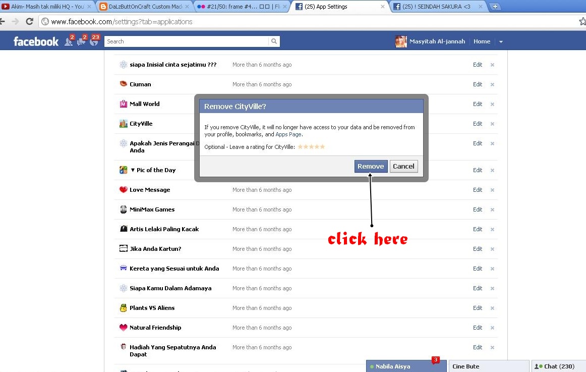 MasyitahAlJannah !!: tutorial How do you delete game requests on facebook