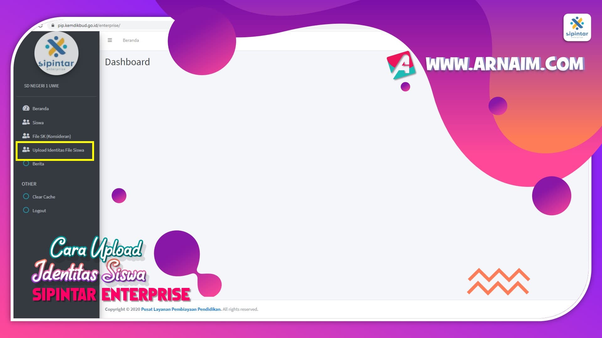CARA UPLOAD IDENTITAS SISWA DI SIPINTAR ENTERPRISE - ARNAIM.COM CARA UPLOAD IDENTITAS SISWA DI SIPINTAR ENTERPRISE - ARNAIM.COM