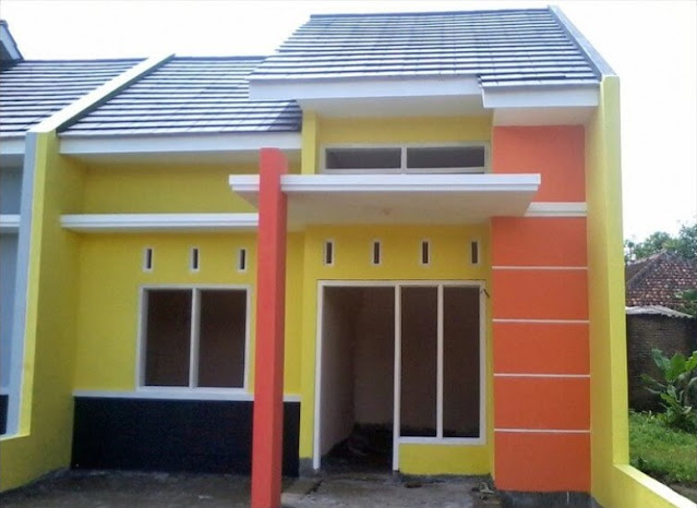 yellow colour combination for house exterior painting