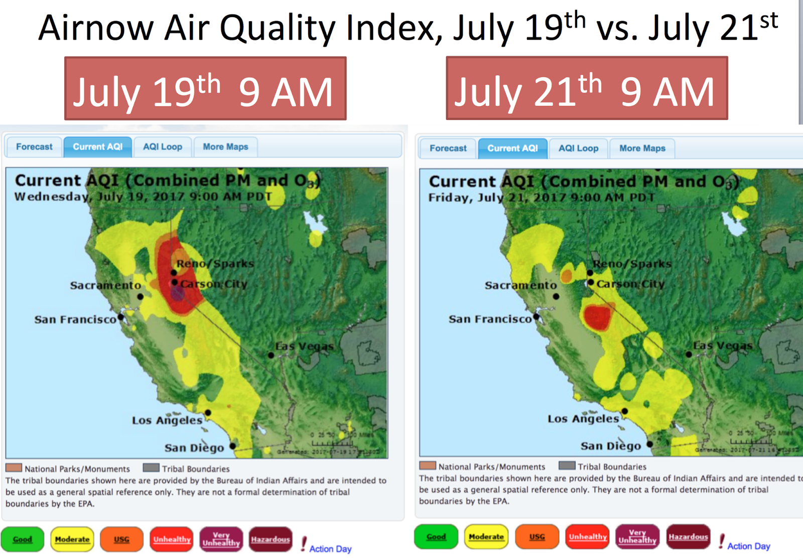 California Smoke Information