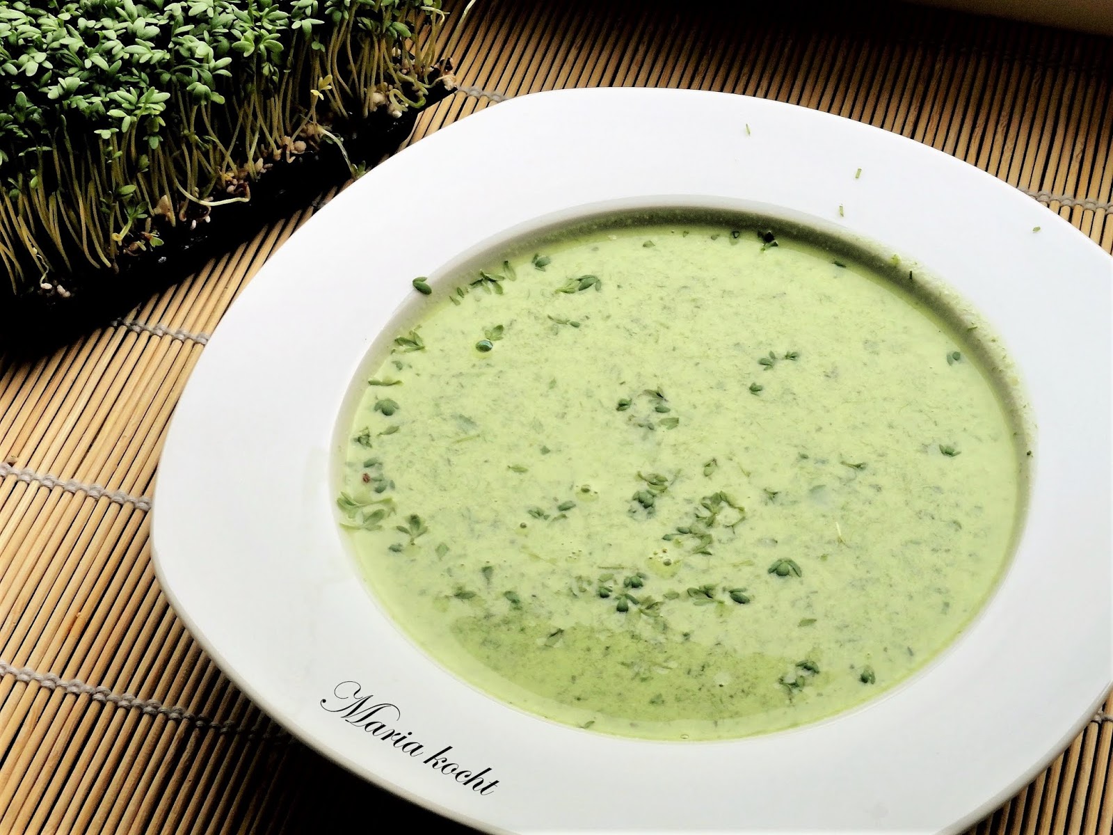 Maria kocht: Joghurtsuppe mit Kräutern / Zöldfűszeres-joghurtos leves