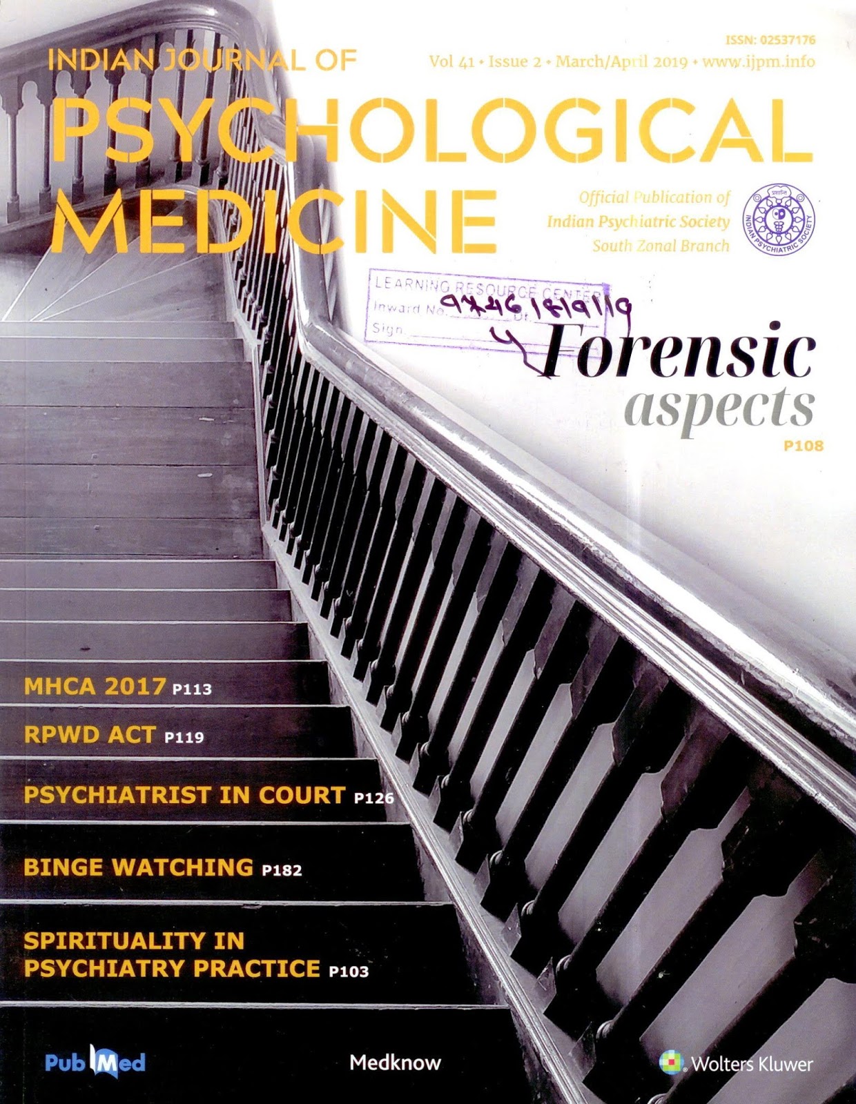 http://www.ijpm.info/showBackIssue.asp?issn=0253-7176;year=2019;volume=41;issue=2;month=March-April