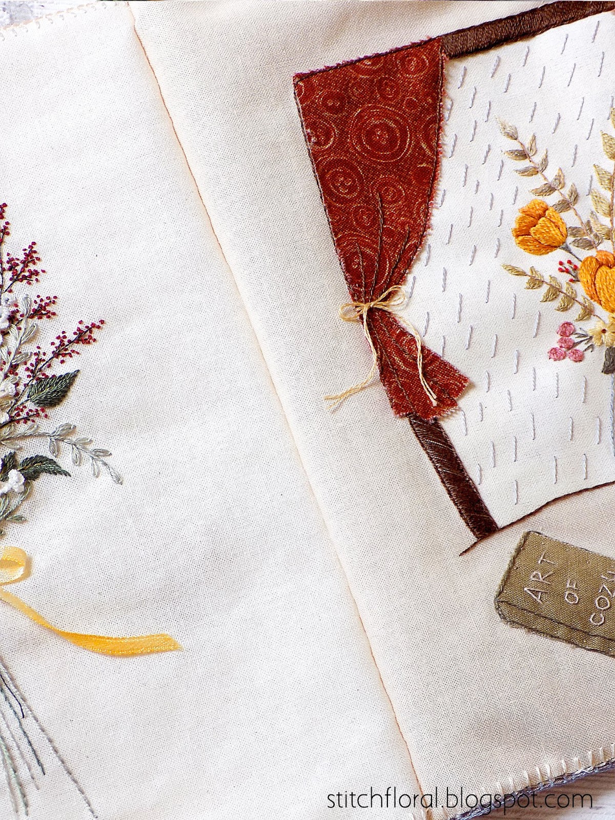 Embroidery Journal: repurposing old works as pages. Tutorial. - Stitch ...