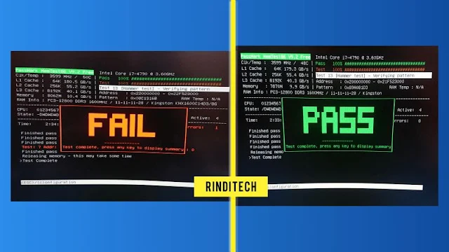 Cara Full Test Kesehatan Memori RAM di PC Komputer