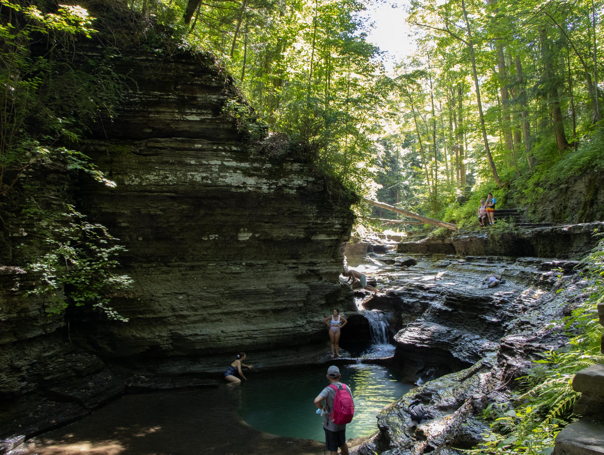 Travels in the 2nd half Buttermilk Falls State Park offers beautiful