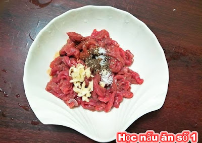 măng tây xào thịt bò